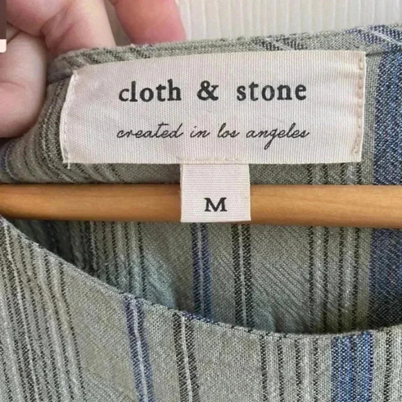 Cloth and Stone Linen Blend Shift Dress - Picture 3 of 5